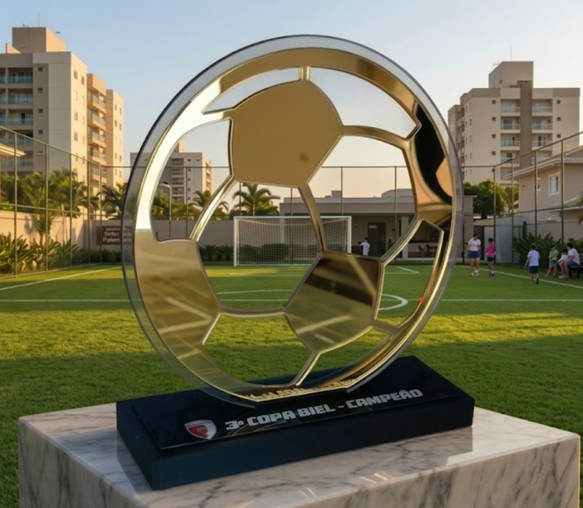 Bola de Ouro 3D